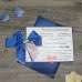 Custom Navy Blue Indian Designer Wedding Invitations